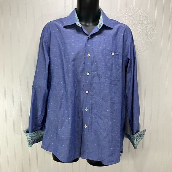 BUGATCHI Long Sleeve Dress Shirt - Picture 1 of 7